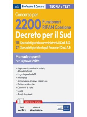 cover image of Concorso 2200 RIPAM